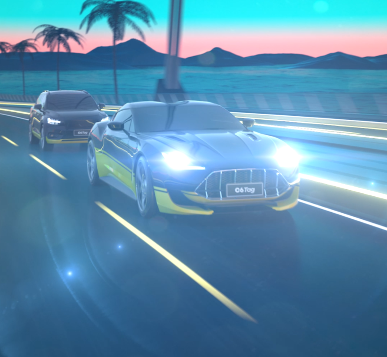 C6 Bank Tag - 3D Cars